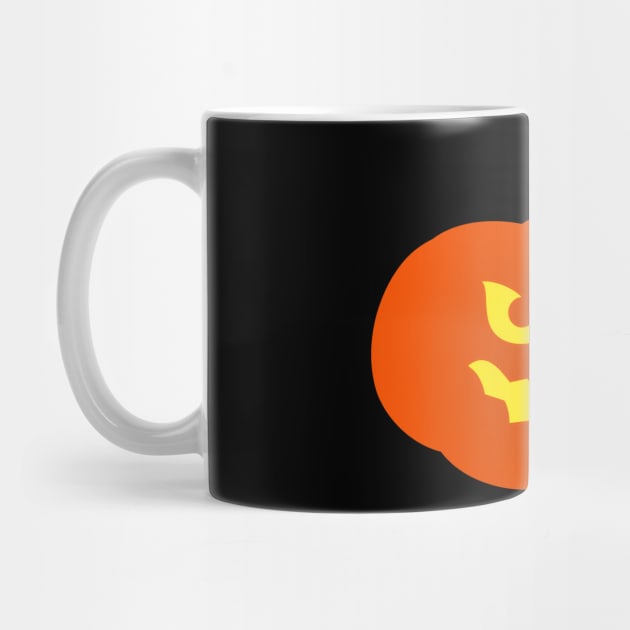 Halloween Funny Winking Eye Pumpkin Face by koolteas